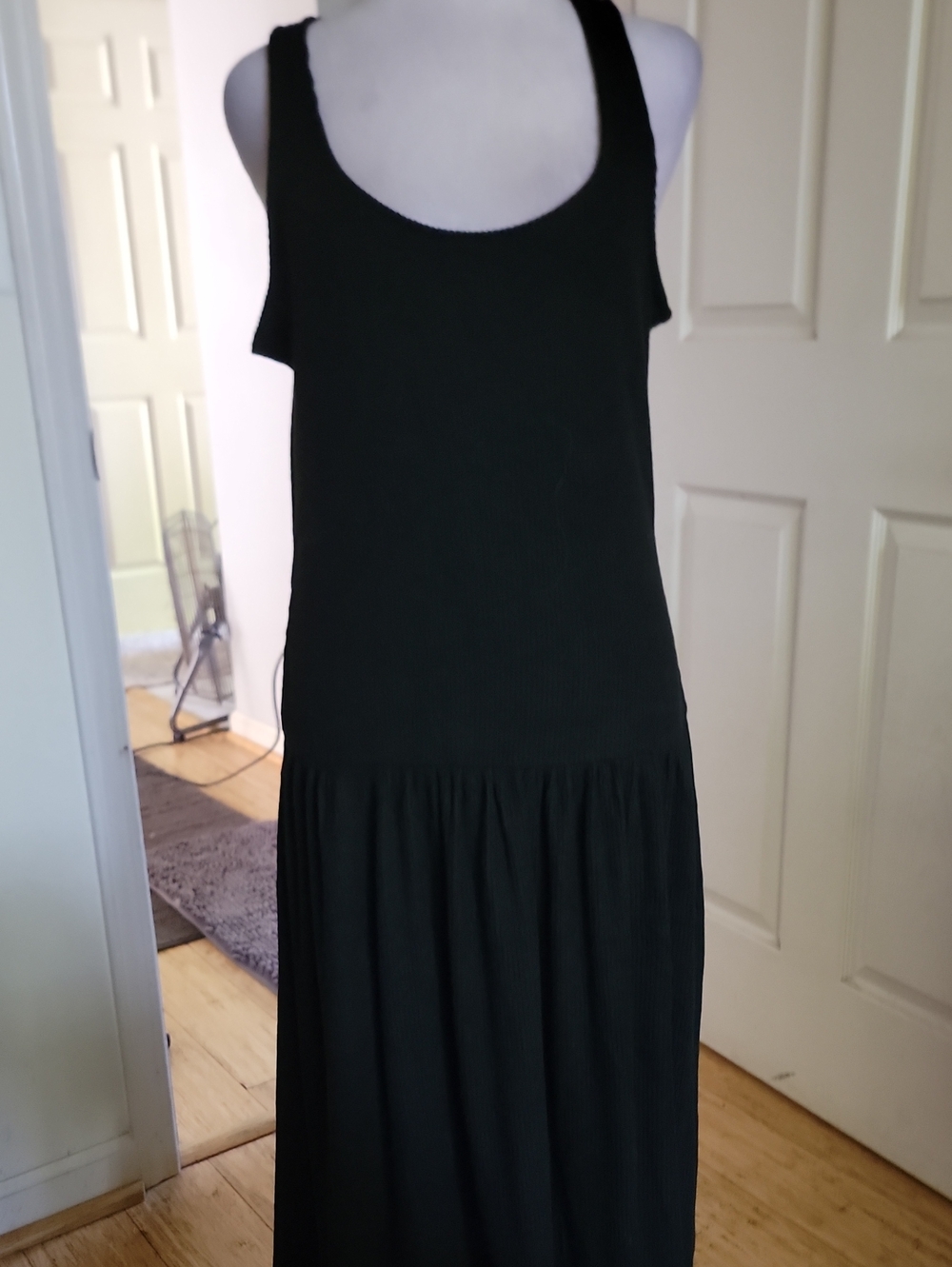 Universal Thread Black Sleeveless Maxi Dress